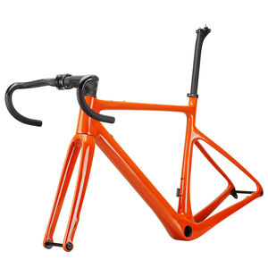 Nouvel arrivage T1100 A5 Cadre de vélo gravier en fibre de carbone 40C Pneus Cadre de vélo en carbone Frein à disque léger Cadre en carbone - Product Image 2