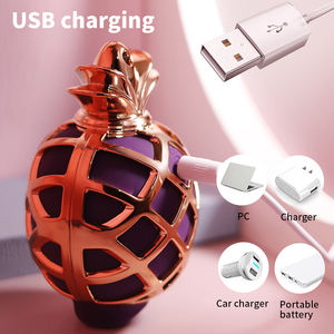 Vibrateur à succion <span class=keywords><strong>ananas</strong></span>, masseur de poitrine pour femmes, suceur de langue, stimulateur clitoridien et point G, jouets sexuels, masturbateur féminin adulte - Product Image 2