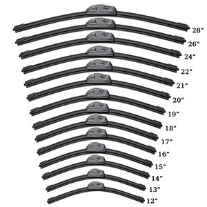 ASLAM-Escobilla limpiaparabrisas universal <span class=keywords><strong>para</strong></span> coche, banana, hecha de caucho natural, <span class=keywords><strong>para</strong></span> modelos Corolla Polo Jetta Sunny - Product Image 2