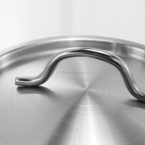 Stainless Steel Soup <b>Pot</b> With Lid Double Handle Dishwasher Safe <b>Induction</b> Compatible Minimalist Design Commercial Kitchenware - Product Image 4