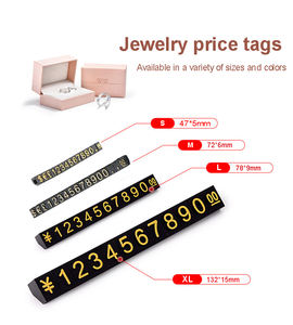 Kit <span class=keywords><strong>de</strong></span> Cubos <span class=keywords><strong>de</strong></span> Precios <span class=keywords><strong>en</strong></span> Euros, Libras Esterlinas y Dólares, Material ABS y PS, Personalizable, Reciclable, con Números a Presión, para Ropa, Joyería, Relojes, Pegatinas y Prendas - Product Image 3