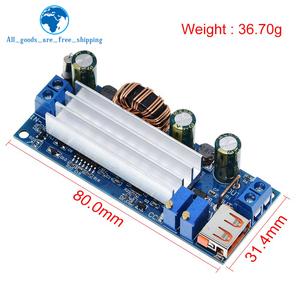DC DC Step Up Boost dönüştürücü 2-24v 3-30v 4A 80w CC CV güç modülü ayarlanabilir regüle güç kaynağı 3.7V 6V 9V 12V USB ile - Product Image 2