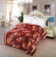 Prix usine nouveau Design en gros 2 plis Offre Spéciale vison flanelle polaire couvertures personnalisé King Size Raschel couverture pour l'hiver