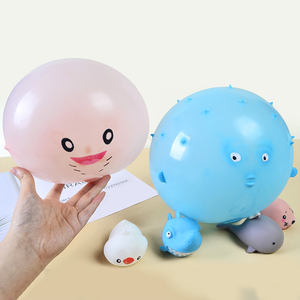 Juguetes Inflables de Animales Marinos, Regalo para Niños, Pelota Inflable de Animal Marino, Globo Blando de TPR, Juguete Antiestrés para Niños - Product Image 6