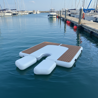 Station d'accueil flottante portable robuste pour Efoil, Hydrofoil, planches, rampes de stationnement, kayaks marins et SUP