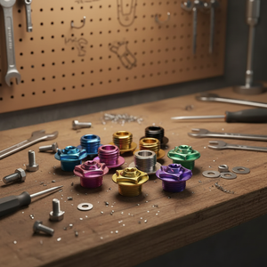 Vente d'usine Boulon en alliage de titane à tête hexagonale M20 Écrou de protection pour engrenage de moto Boulons de protection de l'engrenage Finition polie Classe 10 - Product Image 5