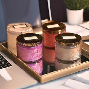 Velas Aromáticas de Cera de Soya con Etiquetas Personalizadas, Tapa de Madera, Frasco de Vidrio, Decoración para el Hogar, Regalo para el Día de la Madre, Cumpleaños - Product Image 4