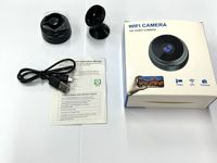 Mini Cámara Wifi HD Portátil A9, Visión Nocturna Inalámbrica para el Hogar con Infrarrojos para Deportes al Aire Libre, Sensor de Imagen CMOS