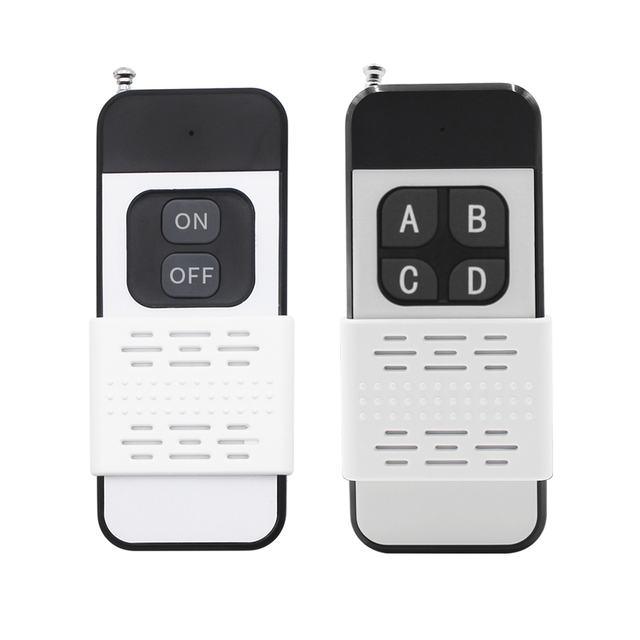 Customize High-power 1000m Remote Control 433 315 Water Pump Motor Lamp Switch Controller with 1 2 3 4 5 6 8 Buttons