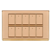 Fabricant personnalisé nouvelle prise multifonctionnelle moderne de luxe 10A interrupteur mural intelligent pour les appareils ménagers