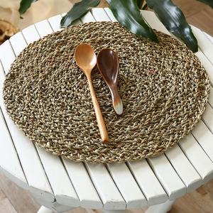 CD015 tovaglietta per piatti Vintage erba di <span class=keywords><strong>mare</strong></span> vaso di fiori Pad per maglieria a mano cuscino da campeggio tappetino da tavolo in <span class=keywords><strong>paglia</strong></span> - Product Image 4