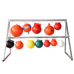 ทุ่นพลาสติกลอยน้ำขนาดเส้นผ่าศูนย์กลาง12 ", ทุ่นน้ำพร้อมลูกสูบ25กก. สำหรับตกปลาเรือมหาสมุทรทนทาน - Product Image 6