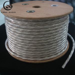 YIVO xsh DIY OEM هاي-end 8N مطلي بالنحاس فضي 2 Core Audio sired أسلاك إشارة HIFI PVC للميكروفون - Product Image 3