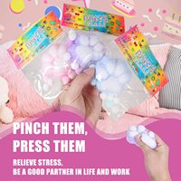 Lot de 3 jouets anti-stress en TPR en forme de patte de chat, doux et moelleux, pour soulager l'anxiété et la pression, pour enfants et adultes