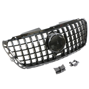 Nouveauté 2018-2025 – Accessoires et pièces de tuning automobile en ABS, calandre avant noire mate compatible <span class=keywords><strong>Sprinter</strong></span> W906 1500 2018-2025 - Product Image 3