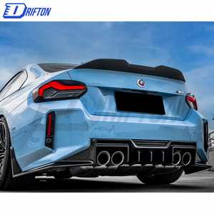 Pour BMW M2 G87 TAKD Style Diffuseur arrière en fibre de carbone sèche - Product Image 2