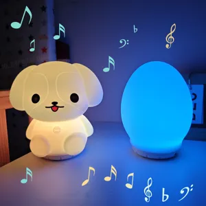 Memory Timer Function Baby Nursery Night Light Travel Sound Machine Soothing Music White Noise Machine For Sleeping Baby Adults