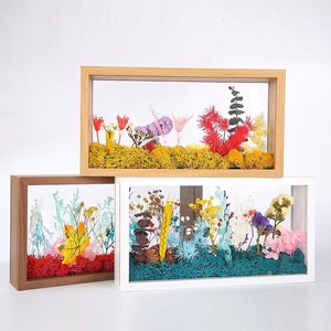 Dried Flower Frame <strong>Double</strong>-sided Transparent DIY Dry Flower Photo Frame Specimens Display Decorative Pressed Flowers <strong>Shadow</strong> <strong>Box</strong> - Product Image 3