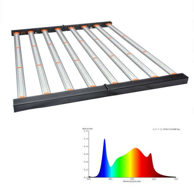 Custom Full Spectrum 600w 640w 800w 900w Led Grow Light Bar for Greenhouse Garden