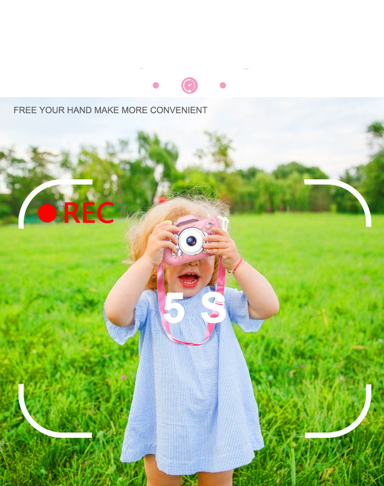 New Children's Wifi Digital Camera Mini Dual Camera High-definition Cartoon Kids Toy Camera