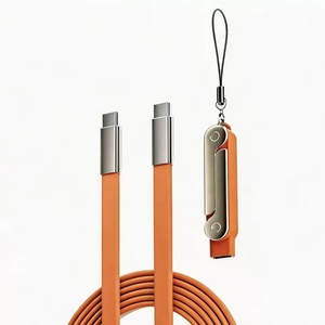 <span class=keywords><strong>C</strong></span>âble de charge rapide pliable <span class=keywords><strong>2</strong></span> en 1 240W, support de charge pour téléphone, <span class=keywords><strong>c</strong></span>âble de données Type <span class=keywords><strong>C</strong></span> avec support pour téléphone et tablette - Product Image 1