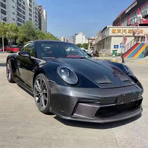Pour <span class=keywords><strong>2018</strong></span> + Porsche <span class=keywords><strong>911</strong></span> 992 mise à niveau Style <span class=keywords><strong>GT3</strong></span> pare-chocs avant pare-chocs arrière capot jupes latérales aileron arrière Kit de carrosserie en Fiber de carbone sec - Product Image 3