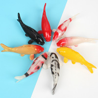 Aimant décoratif pour réfrigérateur en PVC, thème animaux miniatures Koi, pour la maternité
