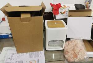 Offre Spéciale lampe au sel de l'Himalaya sculptée à la main lampes en cristal de roche de sel thérapeutique naturel humidificateur diffuseur d'atmosphère - Product Image 3