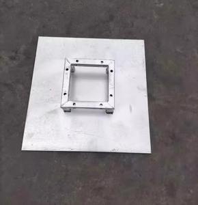 Base de treillis en acier lestée pour les toiles de fond d'exposition et de publicité, plaque de support de treillis de scène intérieure avec pied de fixation - Product Image 5