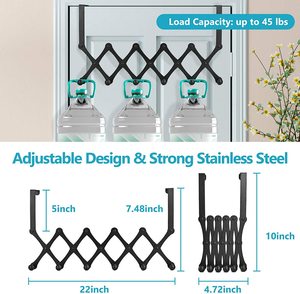 Toproona — porte-serviettes mural pour salle de bain, penderie et chapeau, organisateur, sac à <span class=keywords><strong>ceinture</strong></span>, 2019 - Product Image 3