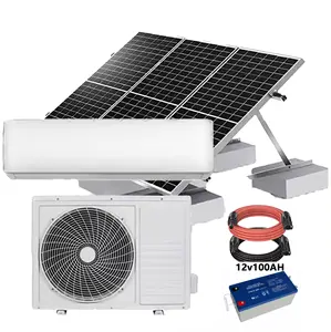 Zonne-Energie Airconditioner Voor Thuis Complete Set Prijs 24000btu 48V Ac Dc Zonne-Energie Draagbare Airconditioner Zonnestelsel