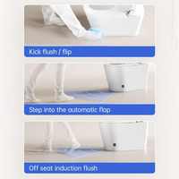 Siège de cuvette de toilette intelligent d'une seule pièce automatique de haute qualité chauffant placard au sol wc toilette intelligente