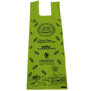 Sacs à déjections canines biodégradables et écologiques en PLA+PBAT+Maïs certifiés ASTM D 6400 - Product Image 5