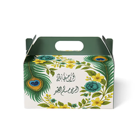 Individuell Bedruckte Zitrusbox mit Orangen-Design und Tragegriff für Supermarkt-Frischproduktlieferung und Geschenke