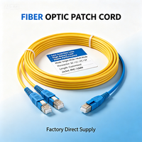 Kabel Patch Fiber Optik Single Mode G652D SC UPC ke SC UPC 1m 3m 5m 10m LSZH PVC Kabel Patch Fiber Pasokan Pabrik OEM ODM