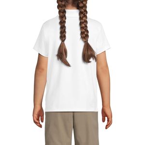 Camiseta Polo de Manga Corta para Niñas FOXA, Uniforme Escolar, Secado Rápido, 100% Poliéster, Corte Ajustado - Product Image 2