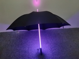 ร่ม LED แบบตรงพร้อมก้านไฟเปลี่ยนสีได้7สีด้ามจับพลาสติกควบคุมด้วยตนเอง - Product Image 4