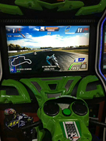 Machine de jeu à monnayeur pour l'Inde / Machine de jeu d'arcade pour centre commercial / Machine de jeu d'arcade simulateur Moto GP