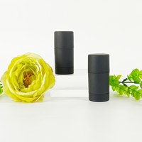 Flacon rond de 30 ml en paille de blé noire écologique pour déodorant anti-transpirant, shampoing, lotion, bâton de cire pour cheveux