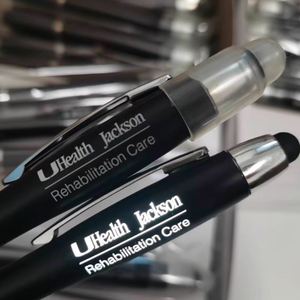 Bolígrafos con Luz LED de Alta <span class=keywords><strong>Calidad</strong></span> en Promoción, Bolígrafos con Punta Táctil, Bolígrafos con Logotipo Grabado con Láser Personalizado - Product Image 5