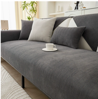 Moderne Vier-Jahreszeiten-Sofabezüge aus Niederländischem Samt mit Stickerei, Rutschfester Spandex-Überzug für 4 Sitze, für Hochzeiten und Besondere Anlässe - Neues TY-Modell