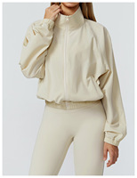 2025 nouveau Style Yoga veste sport formation veste course loisirs extensible sport Fitness coupe-vent veste