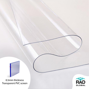 Rideau extérieur en PVC transparent Renolit 0,5 mm, finition transparente pour une protection supérieure contre la pluie, vue extérieure claire - Product Image 6