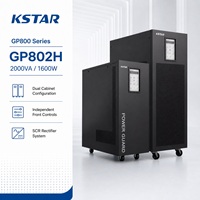 Kstar GP802H 2000VA/1600W Machine UPS à longue durée de vie Redresseur SCR, avertissement de court-circuit en sortie, avertissement de surcharge en sortie