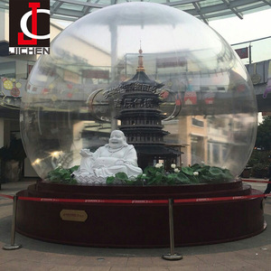 Globo Transparente Inflable JICHEN, Modelo Decorativo Redondo de Plástico, Decoración Navideña - Product Image 1