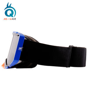 Gafas de Ciclismo <span class=keywords><strong>MTB</strong></span> con <span class=keywords><strong>Lentes</strong></span> de Policarbonato Antiempañamiento UV400, Marco Azul, Logotipo Personalizado OEM, Gafas MX Xunqi XH-103 Tear, MOQ 300 Piezas - Product Image 3