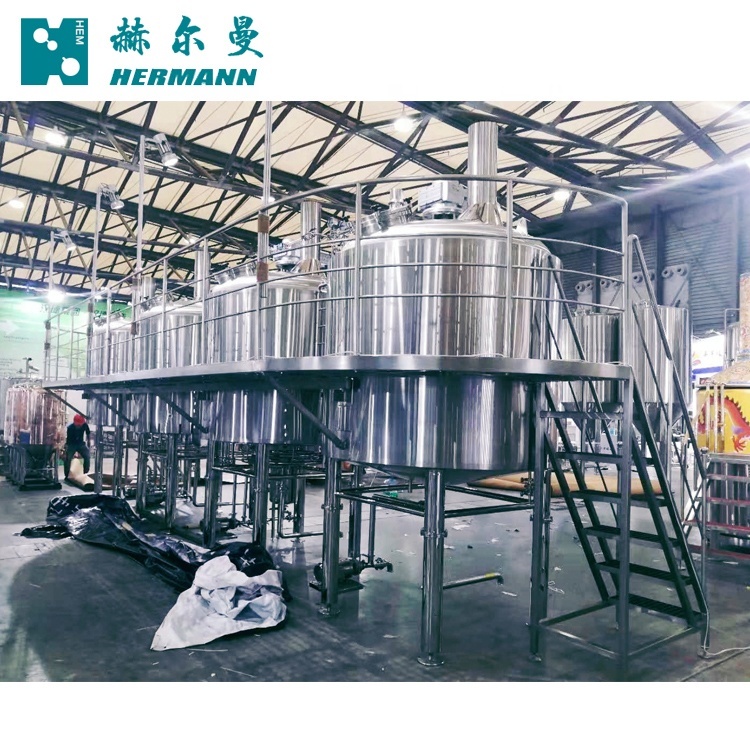 1000L Production D'alcool D'acier Inoxydable D'équipement 304 Cuve de Fermentation Industrielle Équipement De Brassage