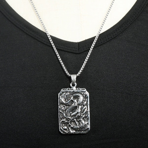 Colgante de Dragón de Acero Inoxidable, Collar con Temática Animal para Hombre y Mujer, Regalo 280748 - Product Image 3