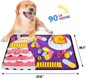 Snuffle Sniffing Mat Large Medium Small Pets Slow Durable Eating Train Natural Foraging Skills Mental Stimulation Dog mat