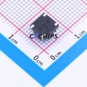 EVQP1905M Tactile Switch SMD,6x6.1mm Switch Single Pole Single Throw Round Button 1.6N Vertical Mount - Product Image 2